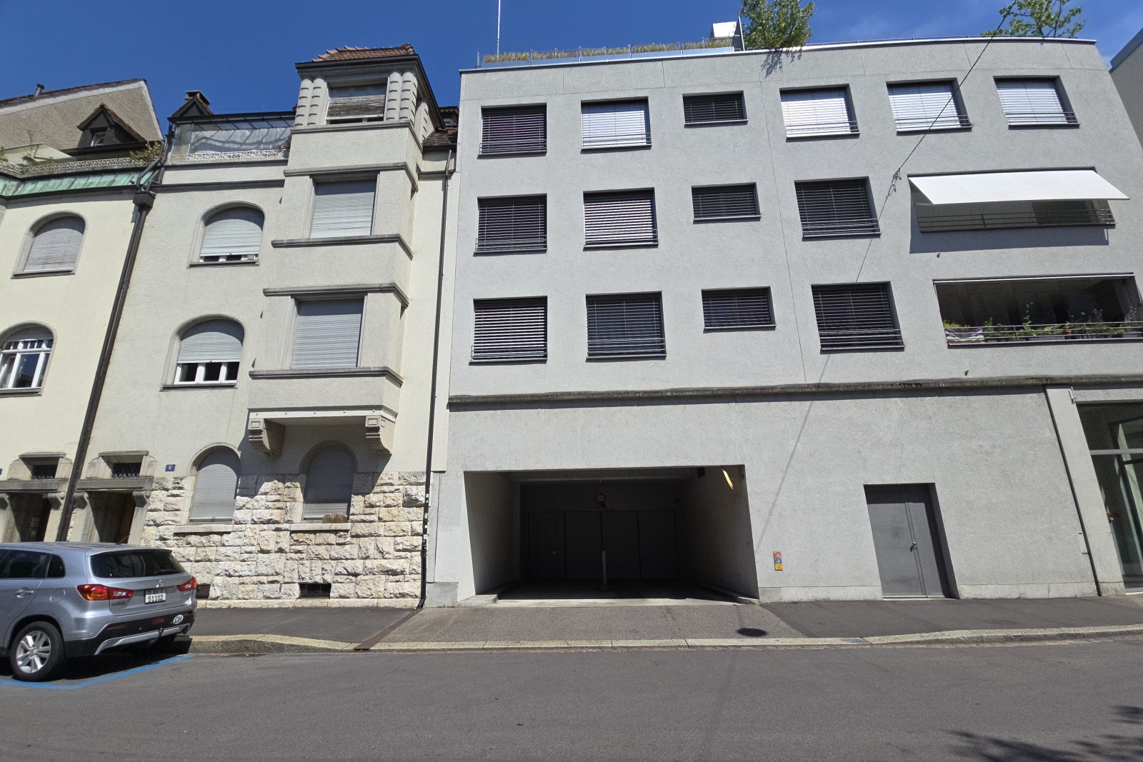 Eingang Tiefgarage Alemannengasse 57